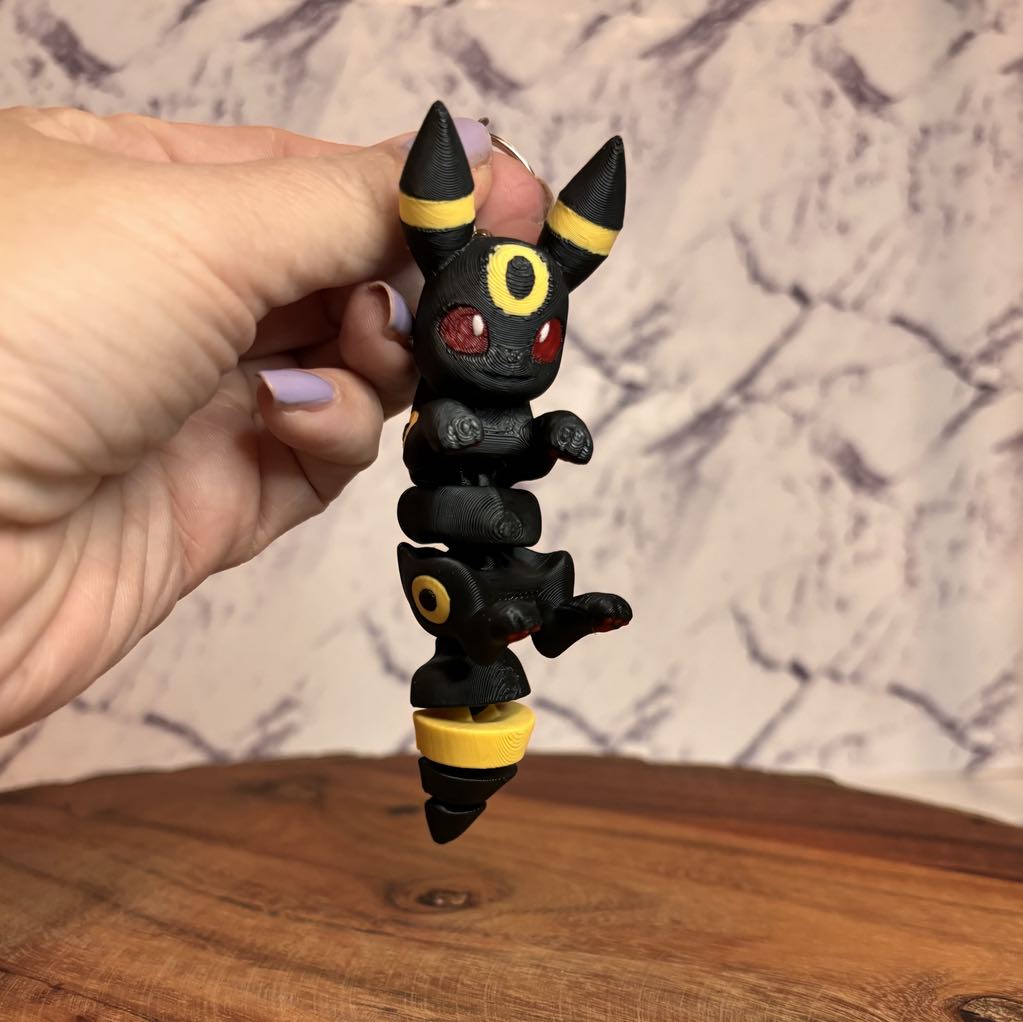 Articulated Character Keychain – 3D Printed Fidget Toy
