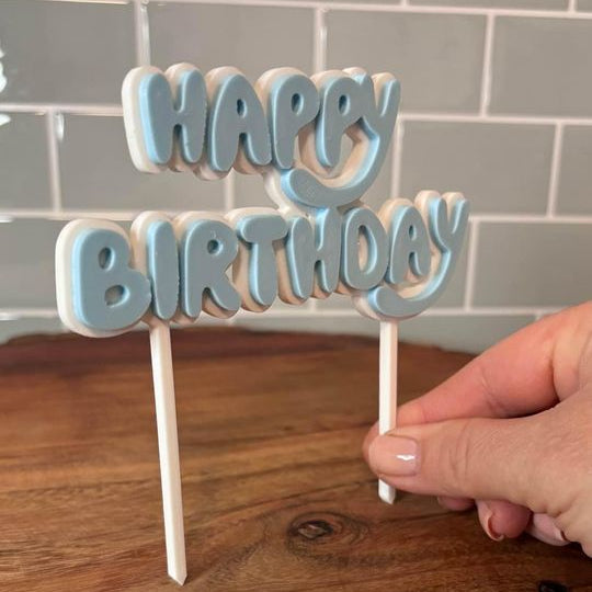 Bluey Cake Toppers - 3D Printed