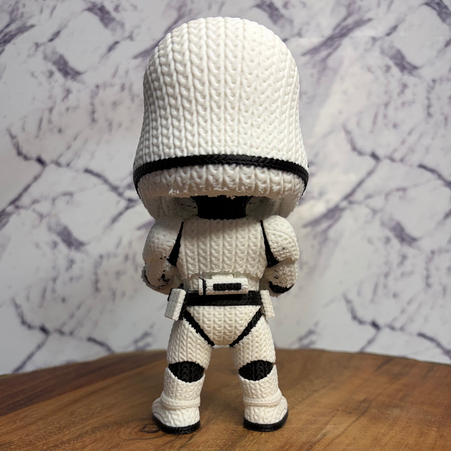 Knitted Style Stormtrooper Figurine
