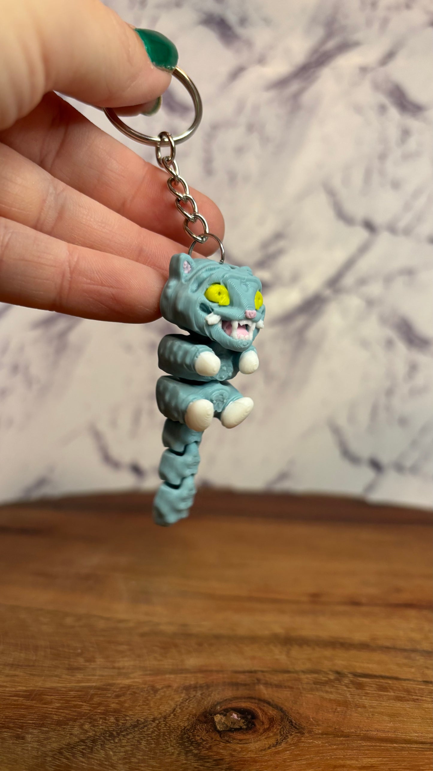 3D printed Derpy keychain