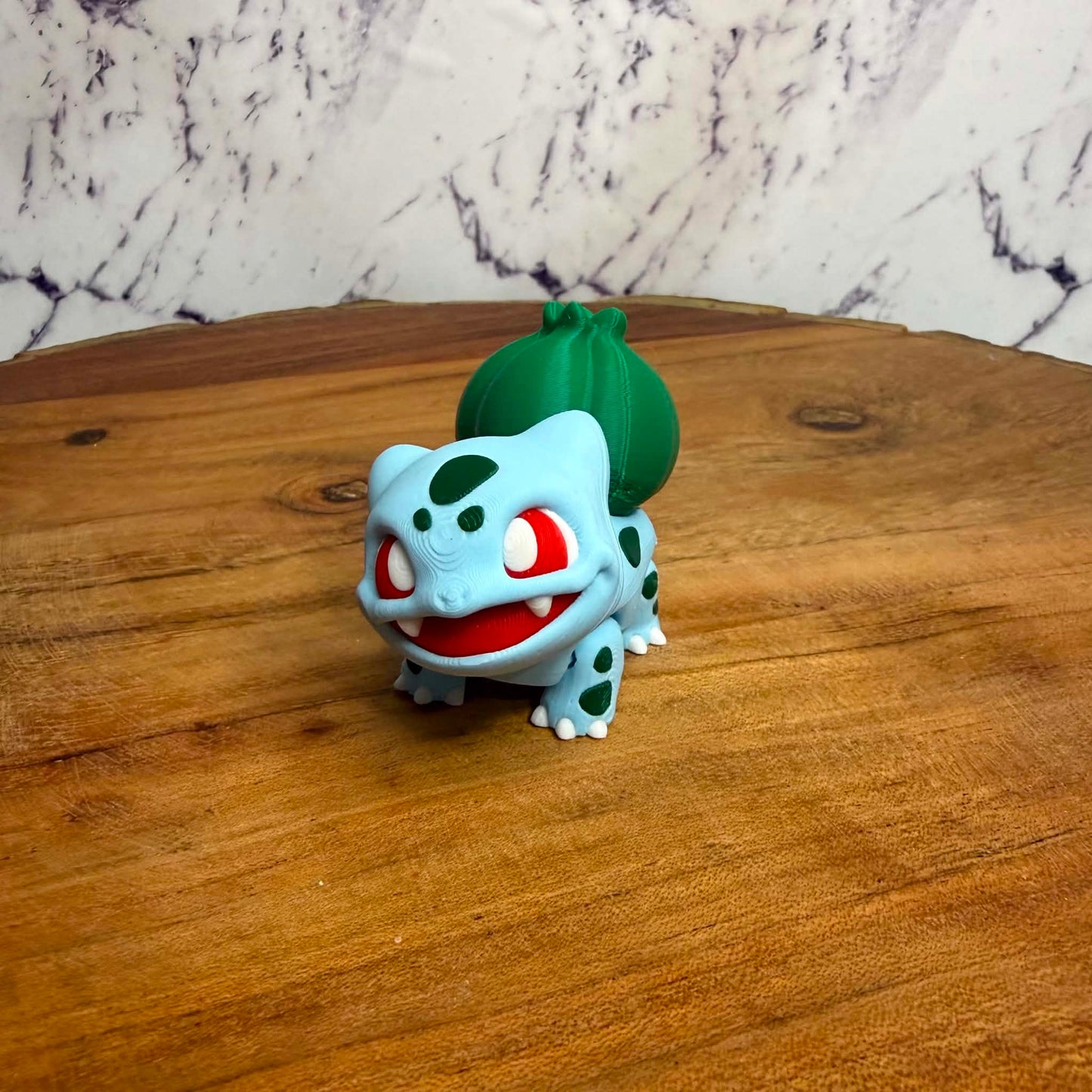 3D Printed Articulated Bulbasaur Figure