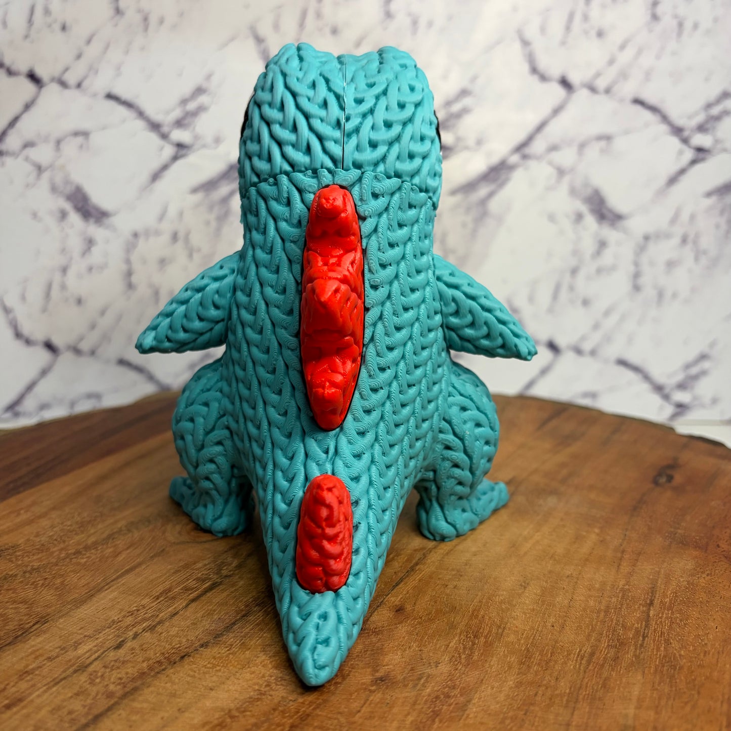 Knitted Style Totodile Pokemon 3D Print