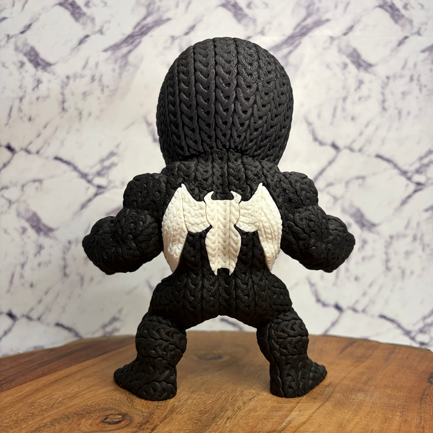 Knitted Style Venom Figurine