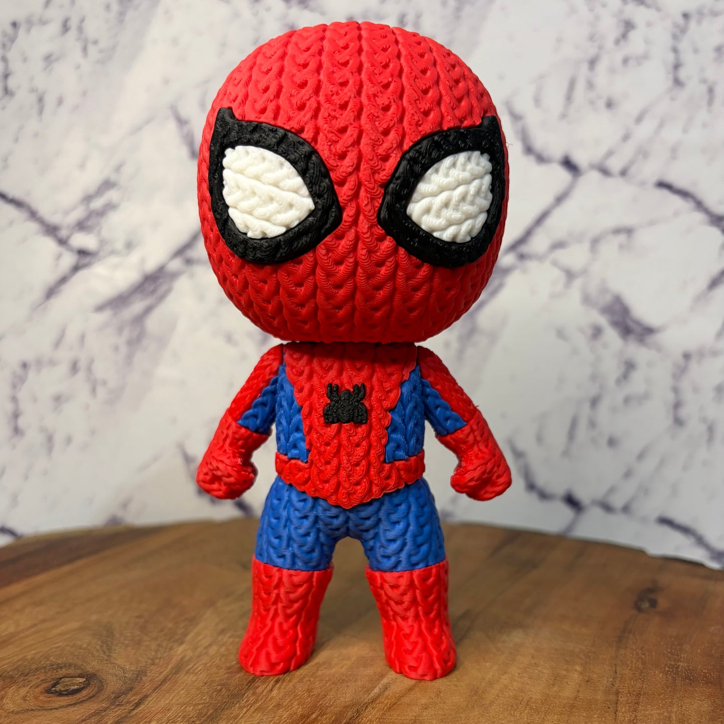 Knitted Spider-Man Figurine