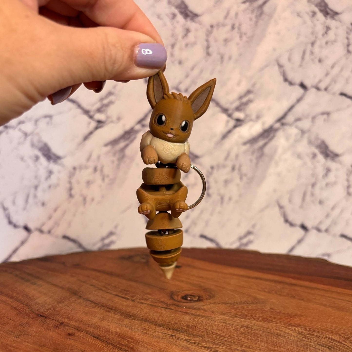 Articulated Character Keychain – 3D Printed Fidget Toy
