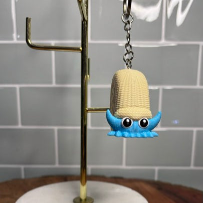 3D Printed Omanyte -Inspired Keychain – Solid Pokémon Accessory!
