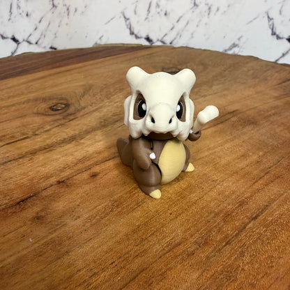 3D Printed Articulated Cubone Figure