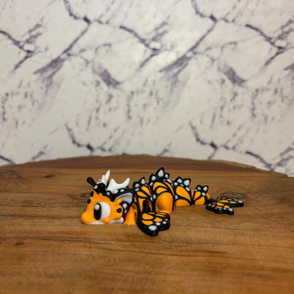 Articulated Butterfly Dragon 3D Printed Figurine