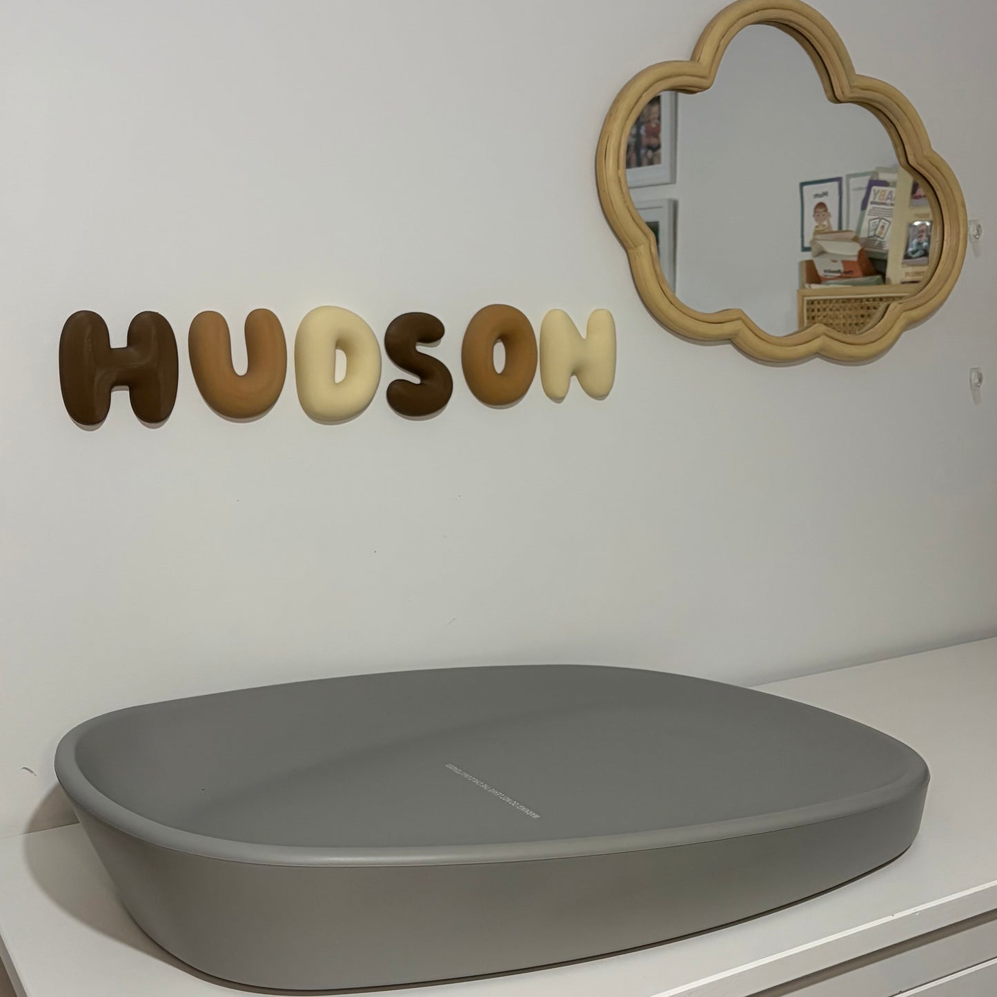 Custom Name Bubble Letters Wall Decor