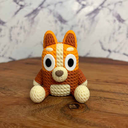 Knitted Bluey Characters