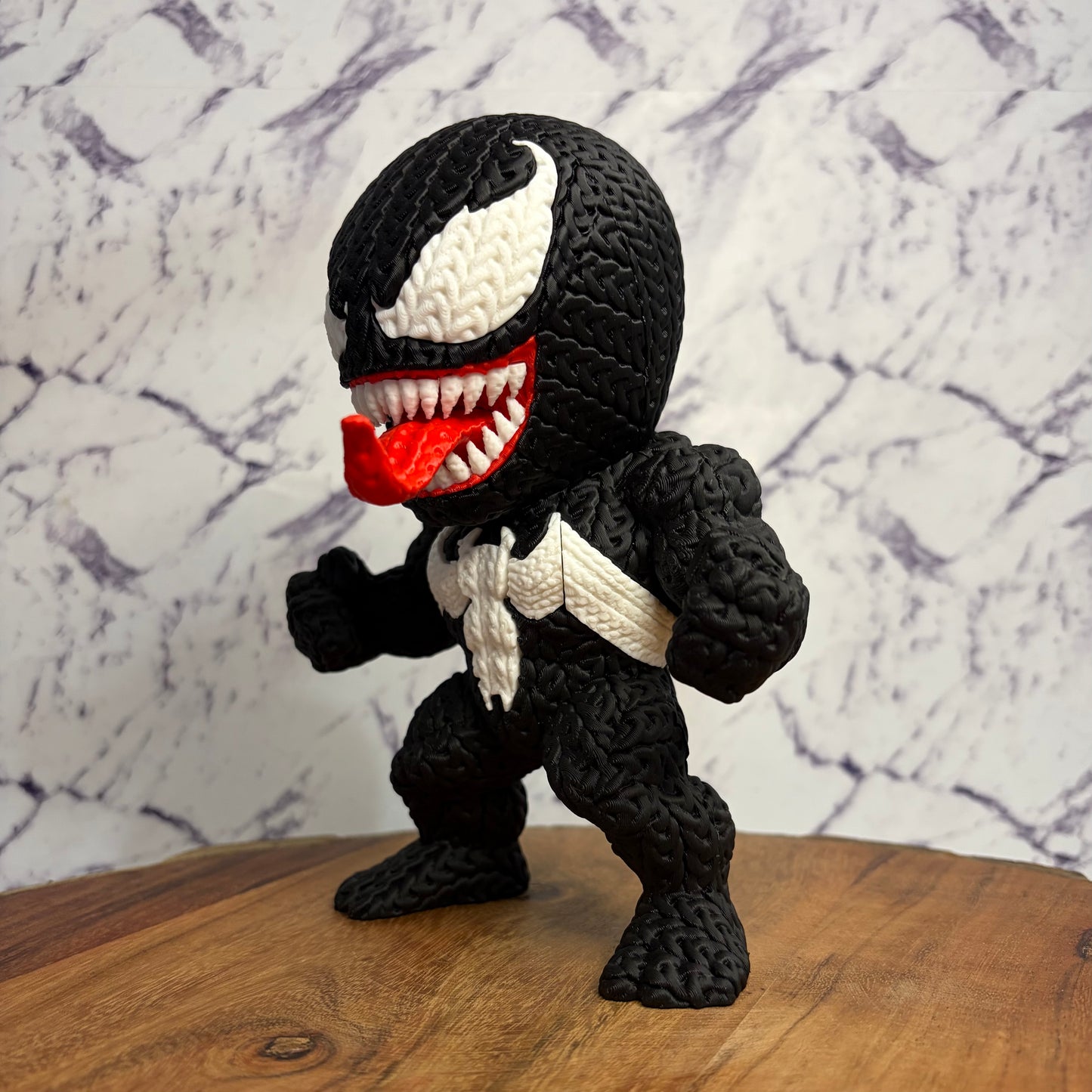Knitted Style Venom Figurine