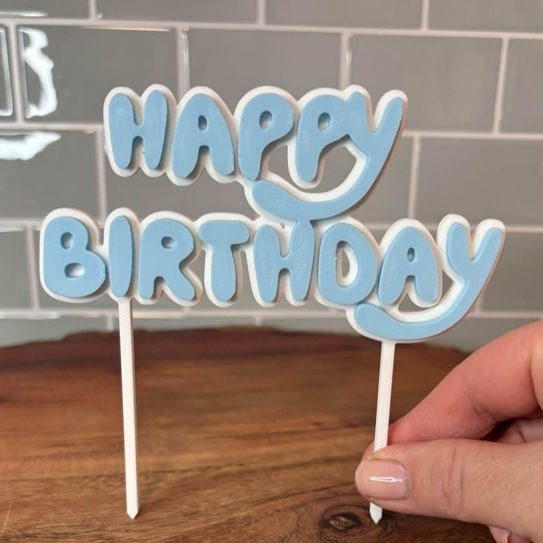 Bluey Cake Toppers - 3D Printed