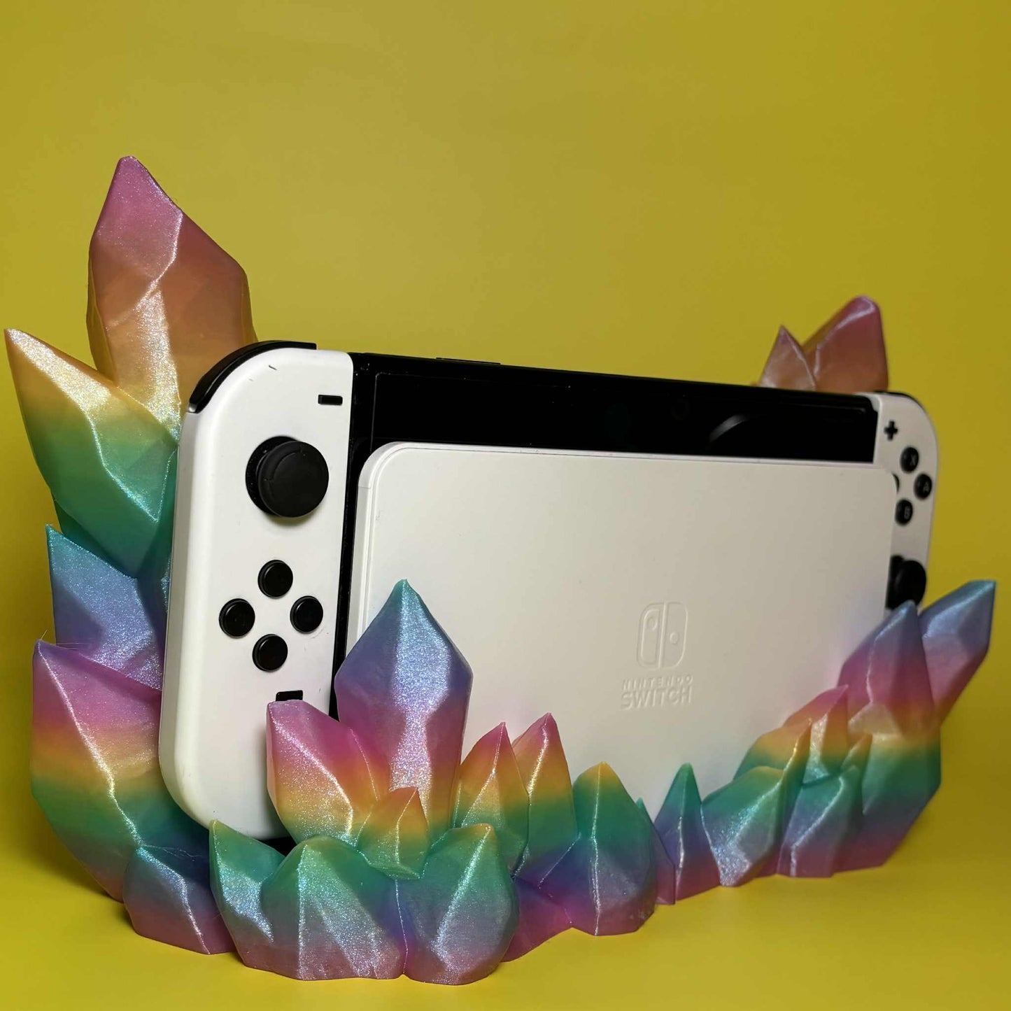 Crystal Galaxy OLED Switch Dock Holder
