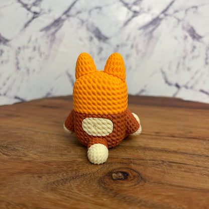 Knitted Bluey Characters