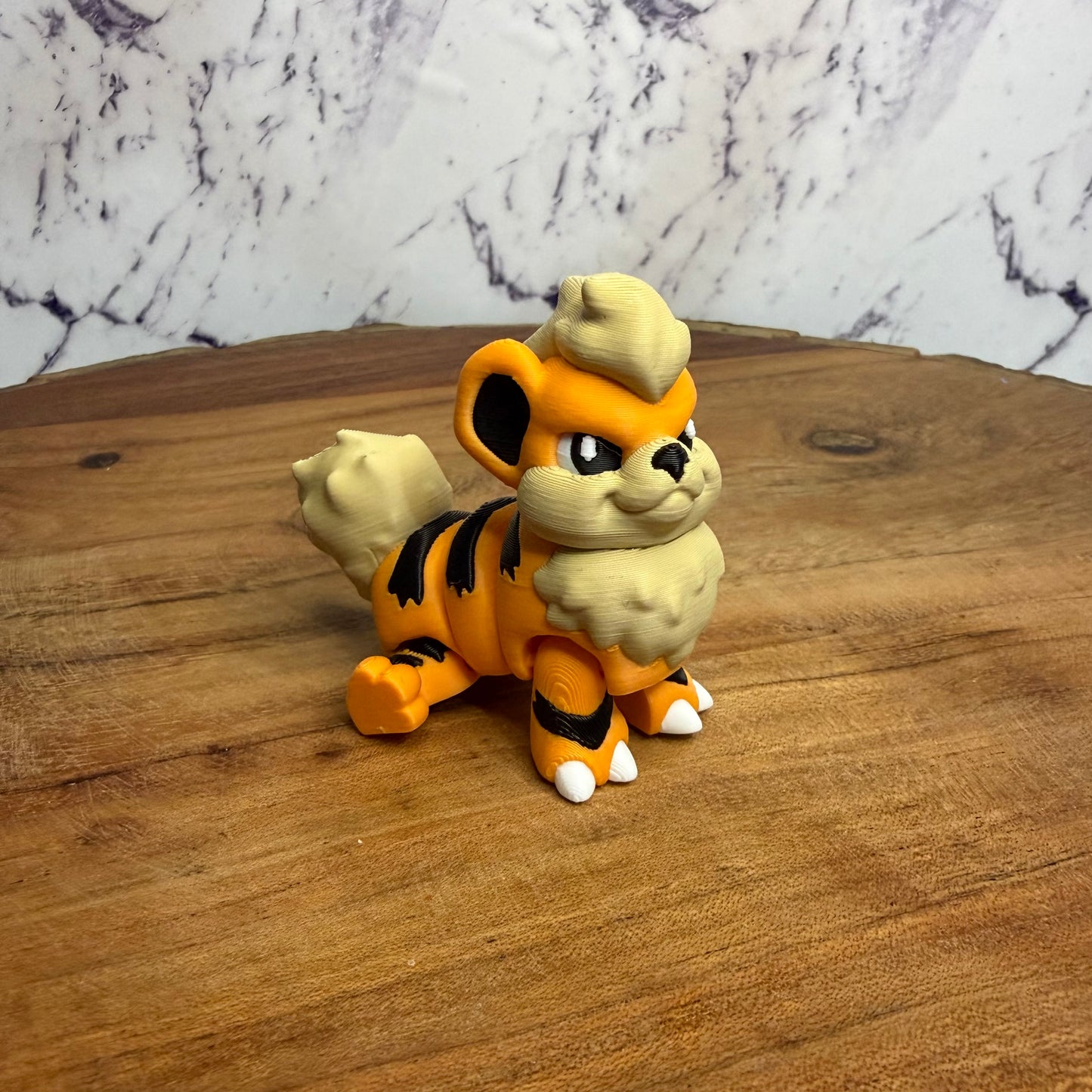 3D Printed Articulated Growlithe  Figure