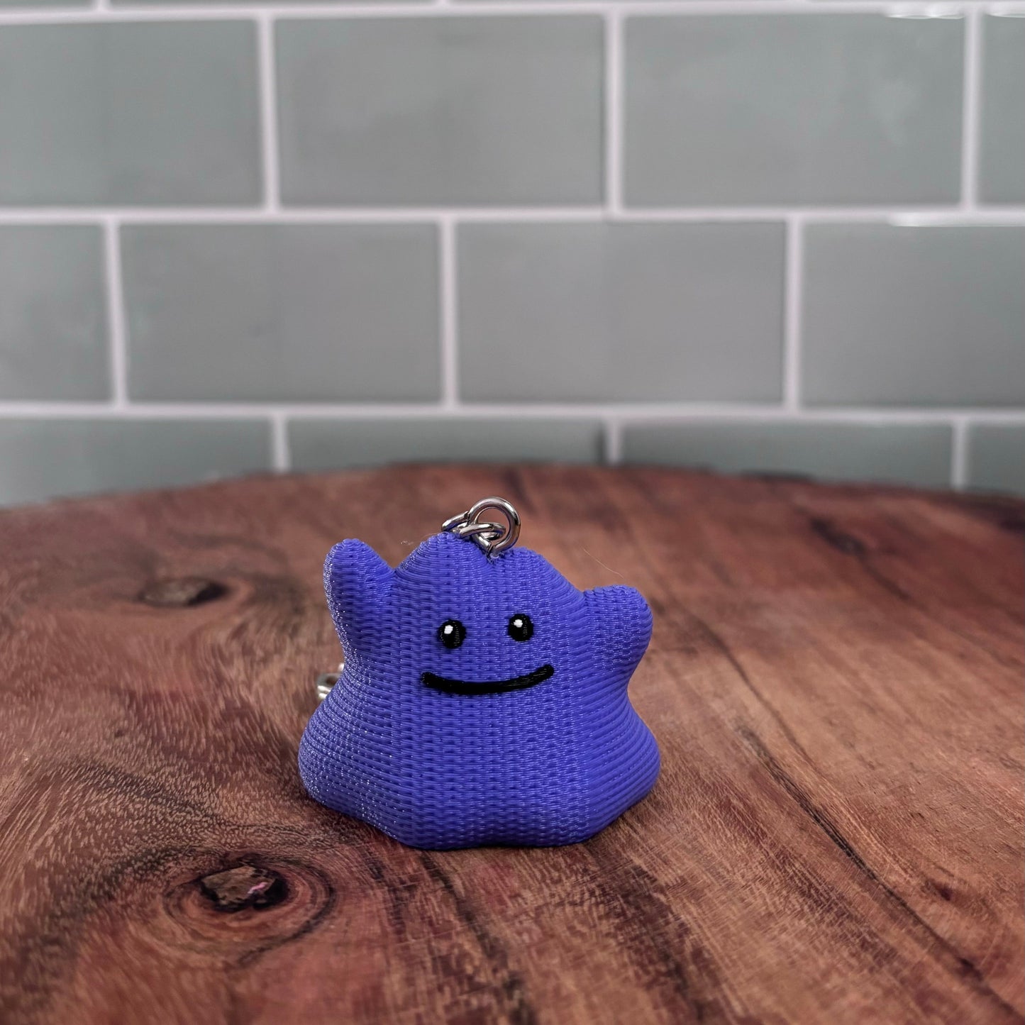 3D Printed Ditto - Inspired Keychain – Adorable Pokémon Gift!