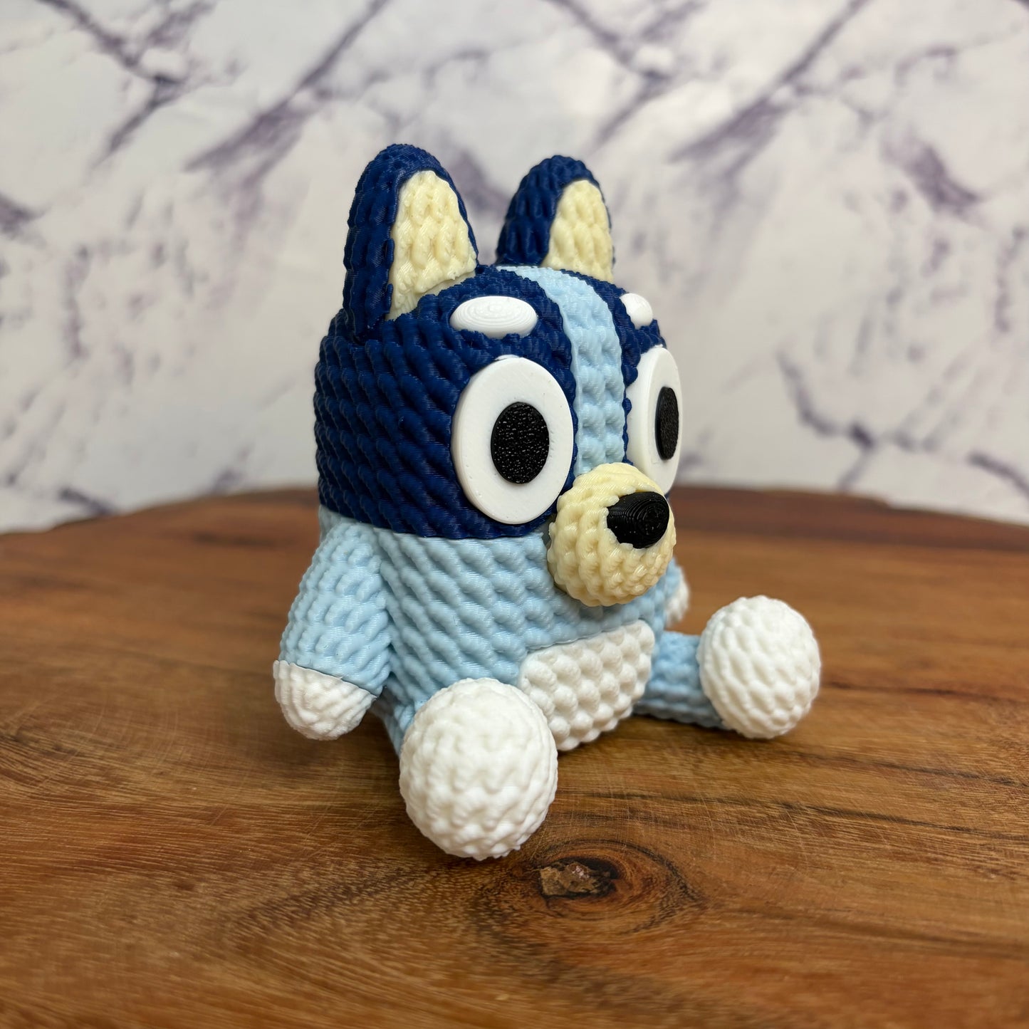 Knitted Bluey Characters