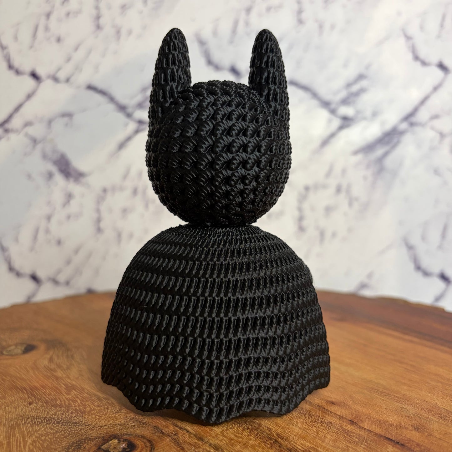 Batman 3D Printed Chibi Figure — DC Comics Dark Knight Collectible Statue