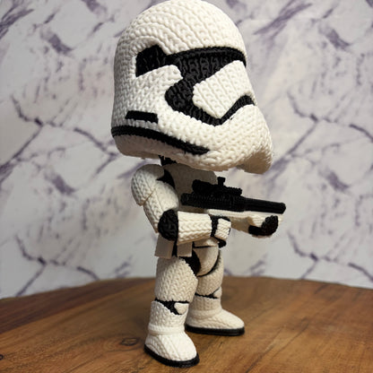 Knitted Style Stormtrooper Figurine