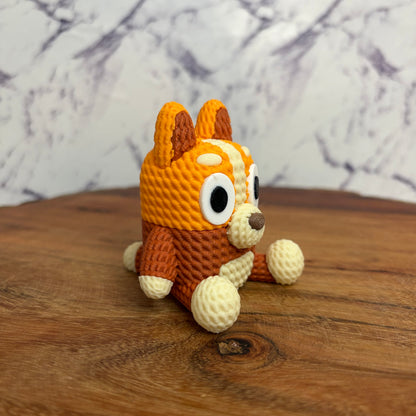 Knitted Bluey Characters