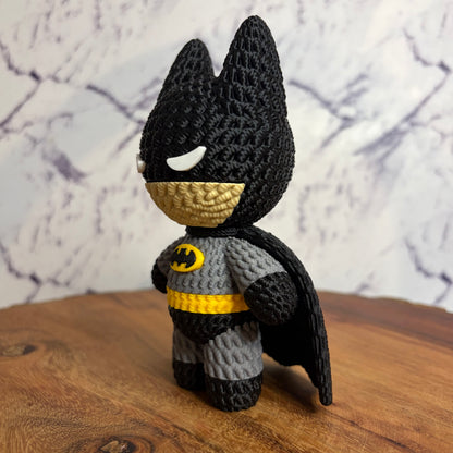Batman 3D Printed Chibi Figure — DC Comics Dark Knight Collectible Statue