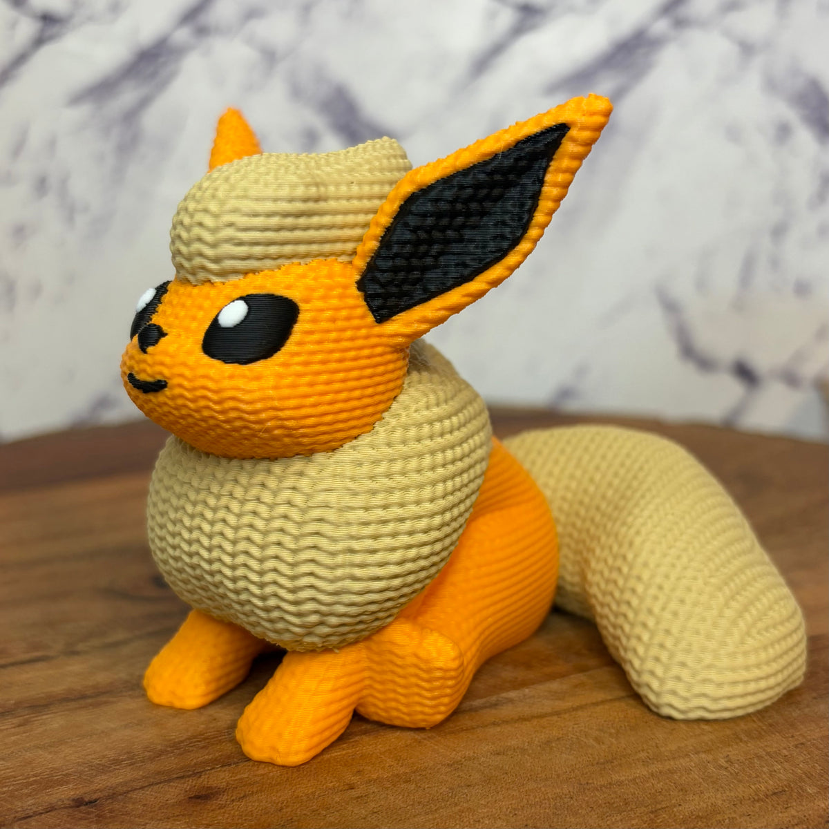 3D Printed Knitted Style Flareon Figure