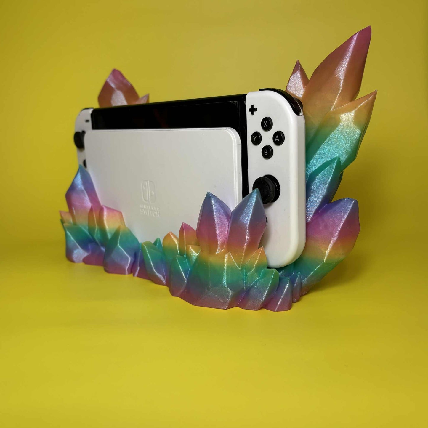 Crystal Galaxy OLED Switch Dock Holder
