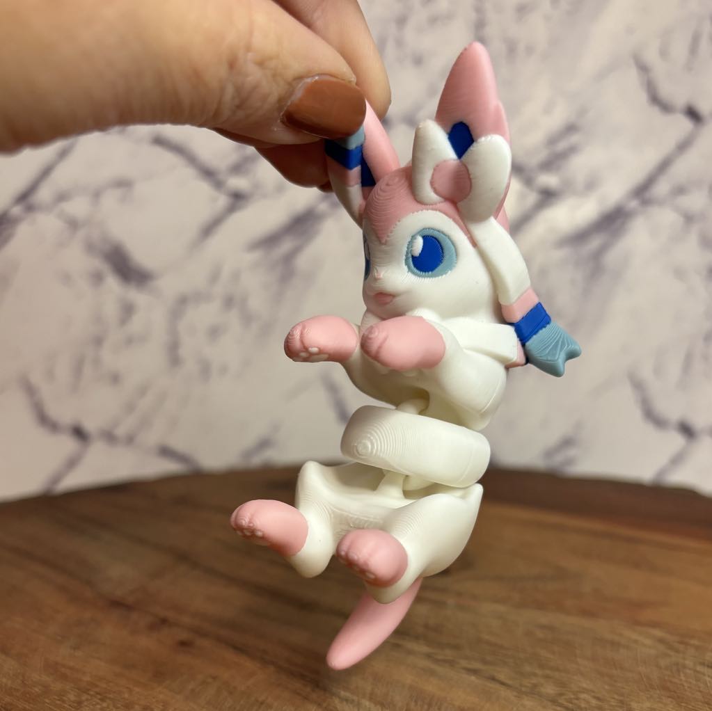 Articulated Character Keychain – 3D Printed Fidget Toy