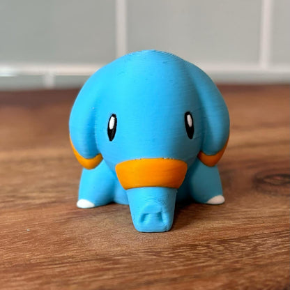 3D Printed Phanpy-Inspired Mini Figure – Pokémon Fan Collectible!