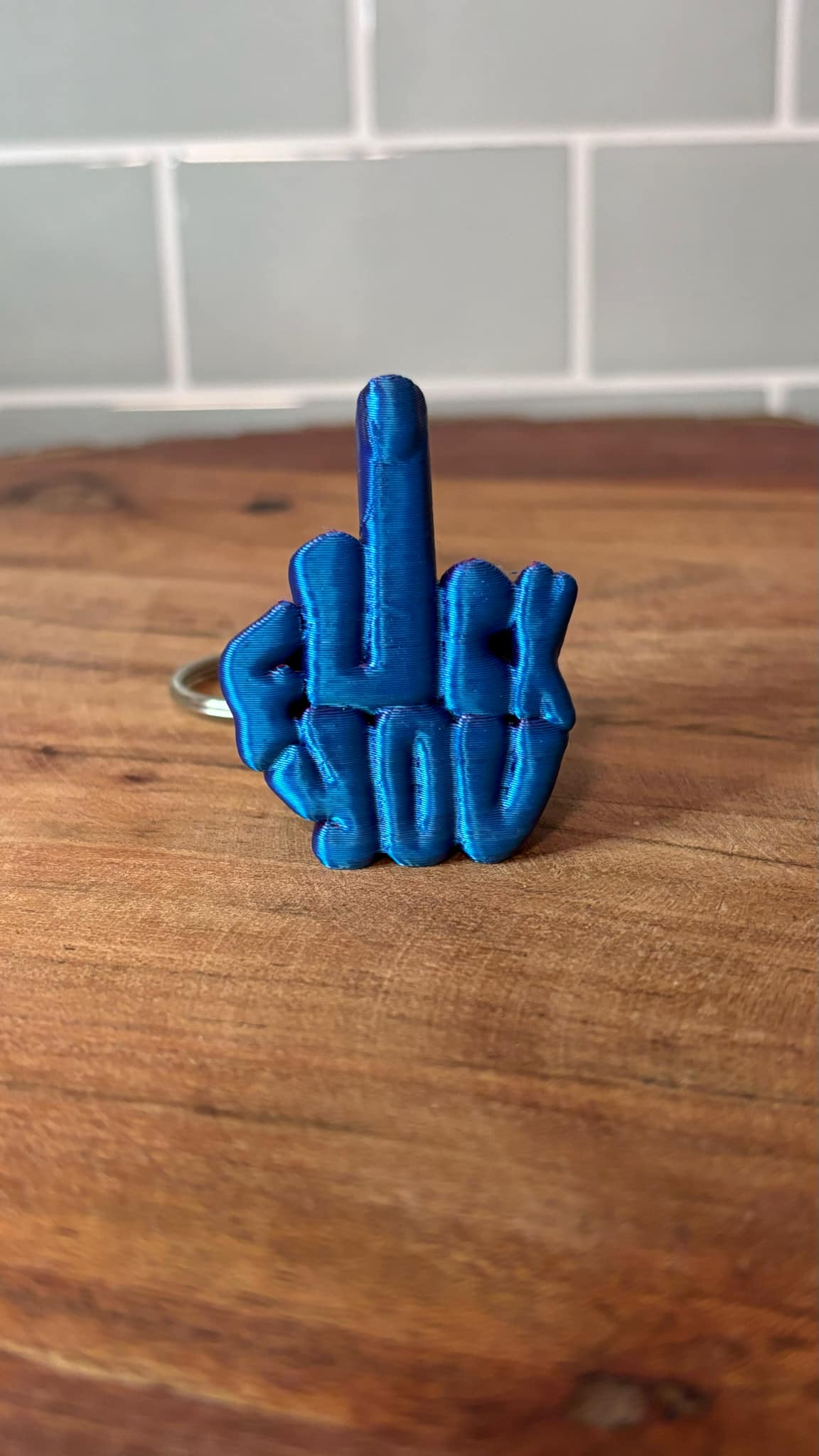 Fk You Key Ring,