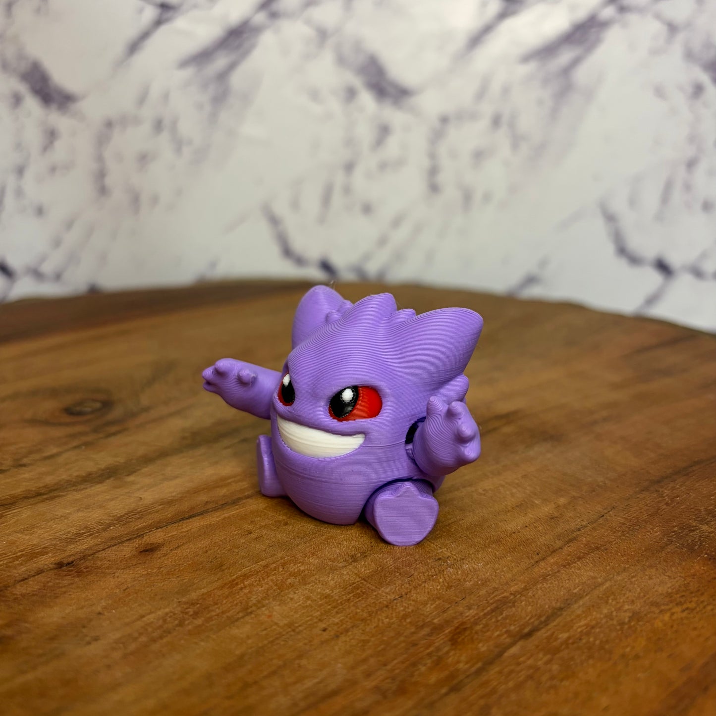 3D Printed Articulated Gengar Figure
