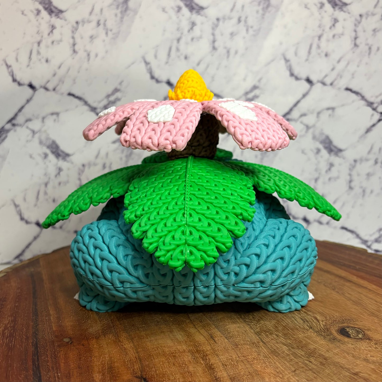 3D Printed Knitted Style Venusaur Figure