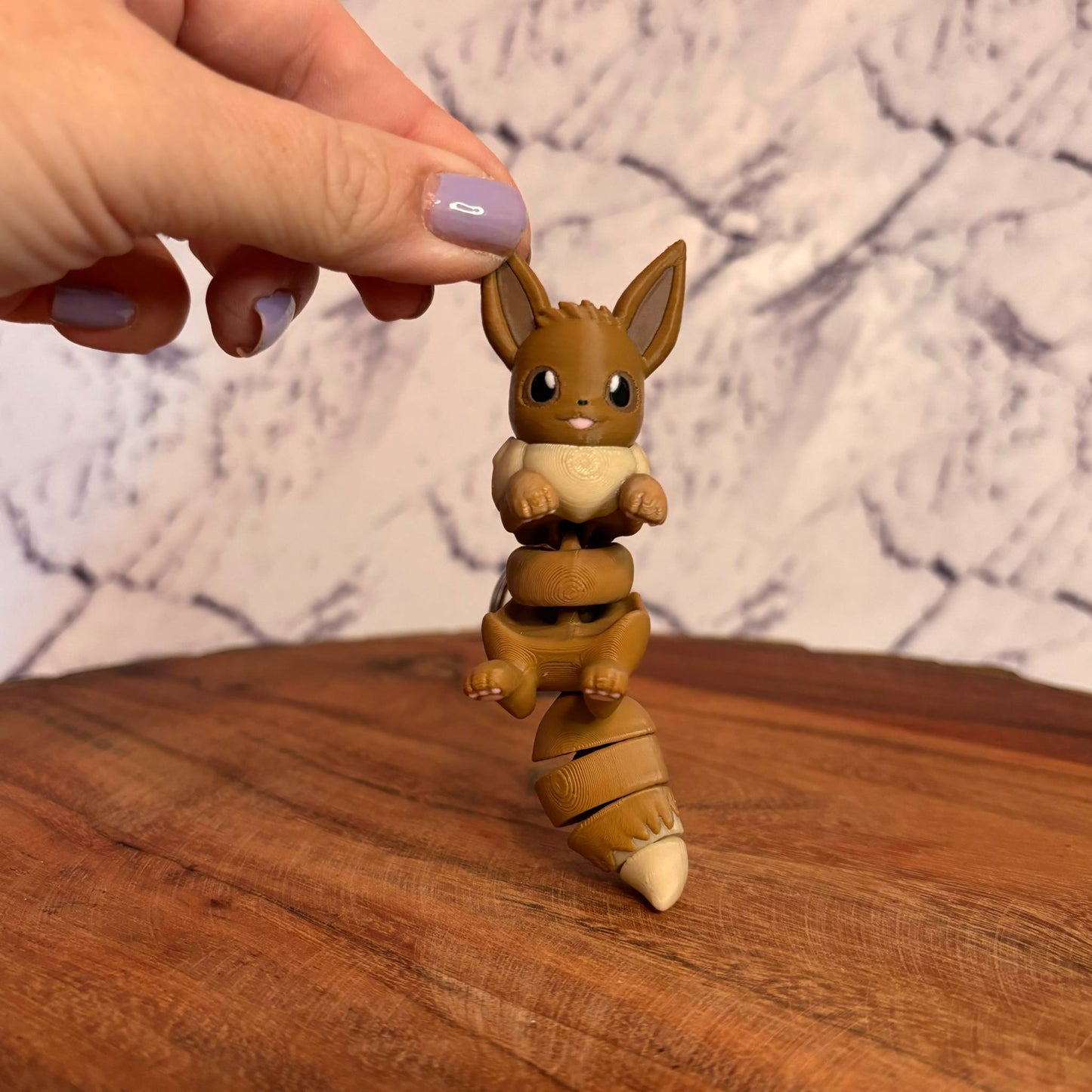 Articulated Character Keychain – 3D Printed Fidget Toy