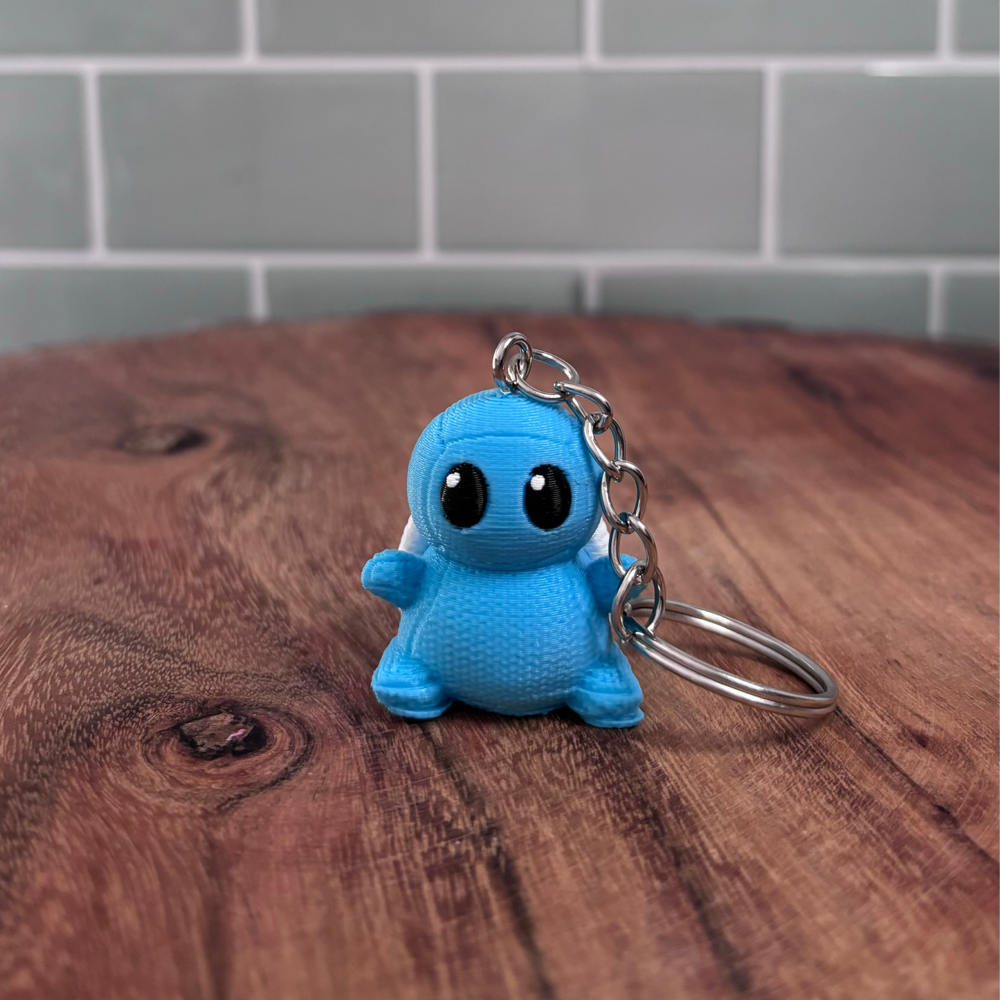 3D Printed Squirtle -Inspired Keychain – Solid Pokémon Accessory!