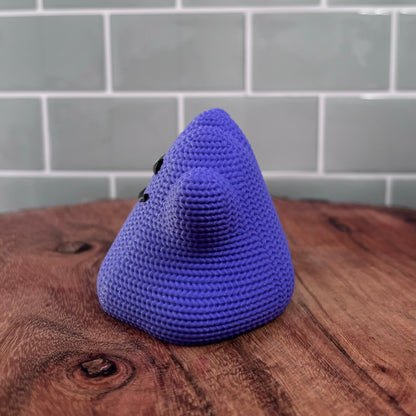 3D Printed Ditto Inspired Figure – Knitted Texture Pokémon Collectible!