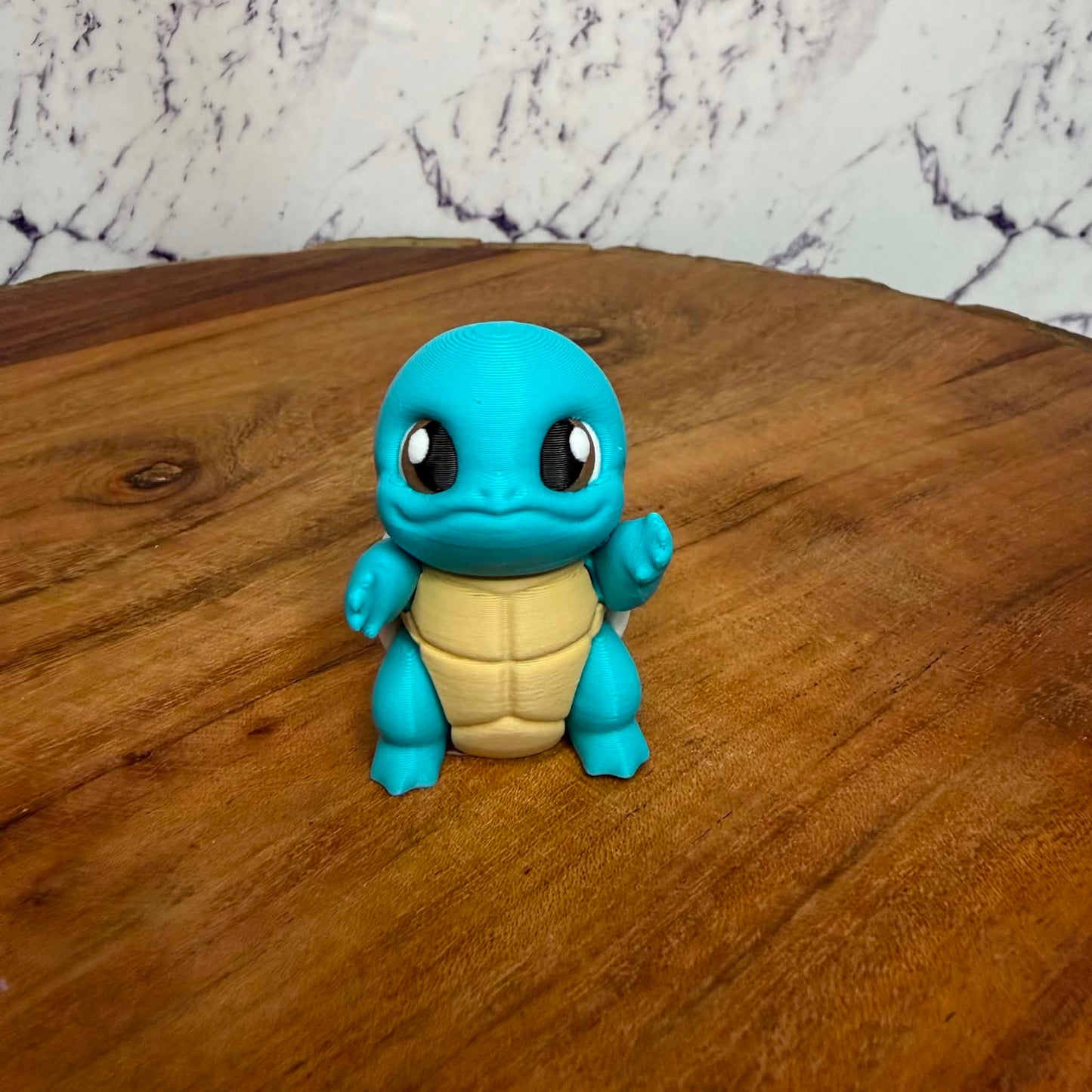 3D Printed Articulated Squirtle  Figure