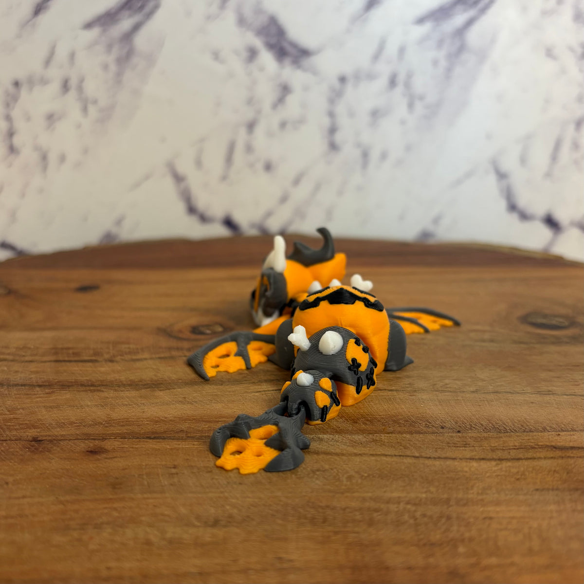 3D Printed Articulated Dragon Figurine