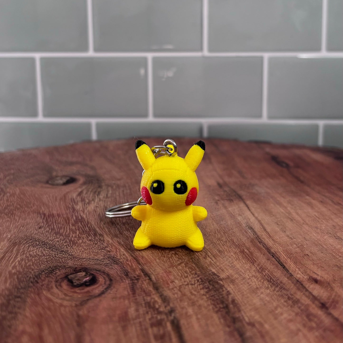 3D Printed Pikachu -Inspired Keychain – Solid Pokémon Accessory!