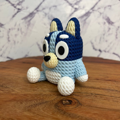 Knitted Bluey Characters