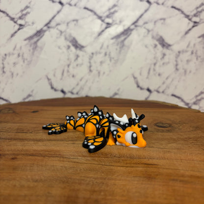 Articulated Butterfly Dragon 3D Printed Figurine