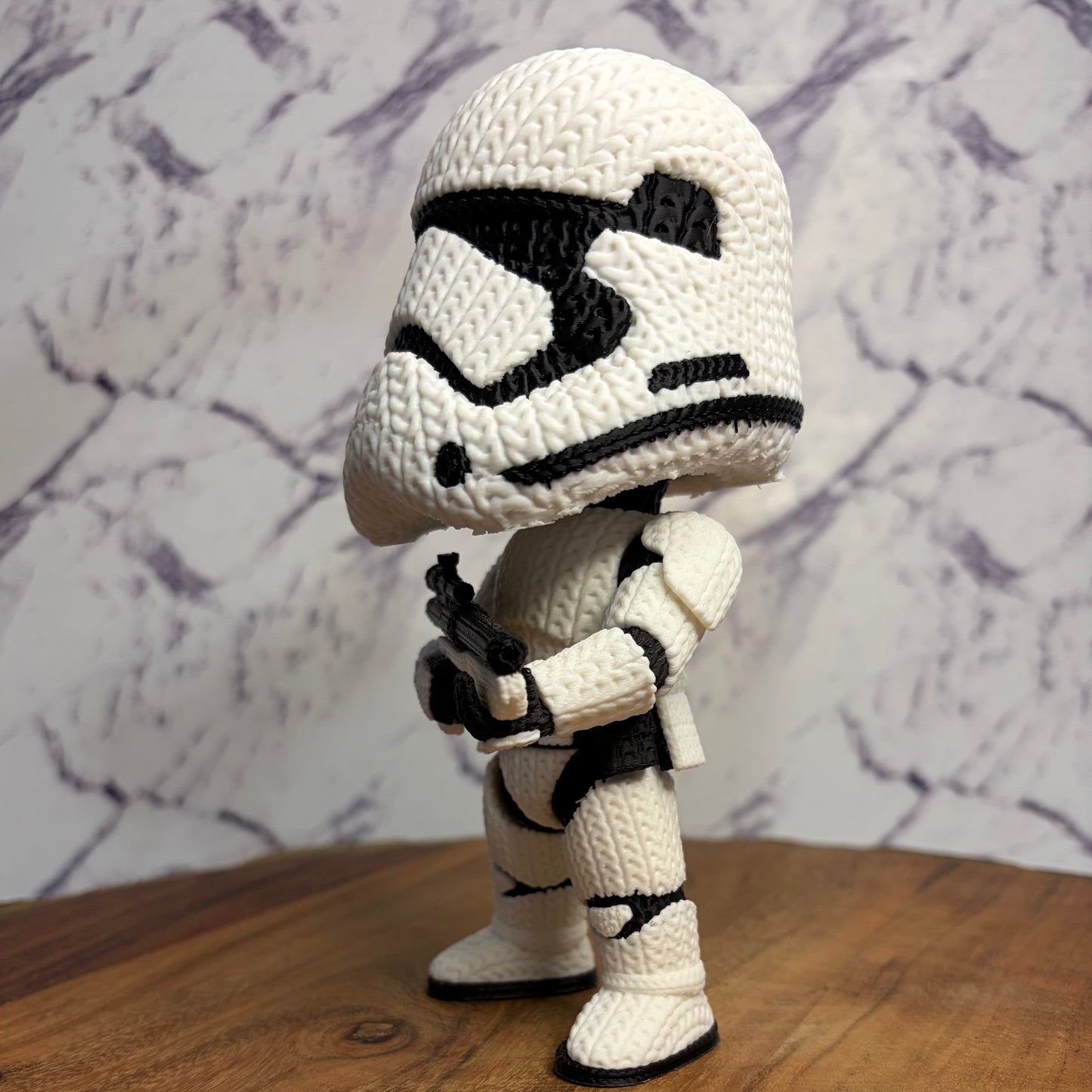 Knitted Style Stormtrooper Figurine