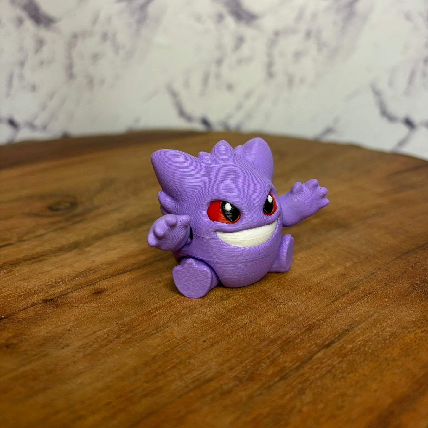 3D Printed Articulated Gengar Figure