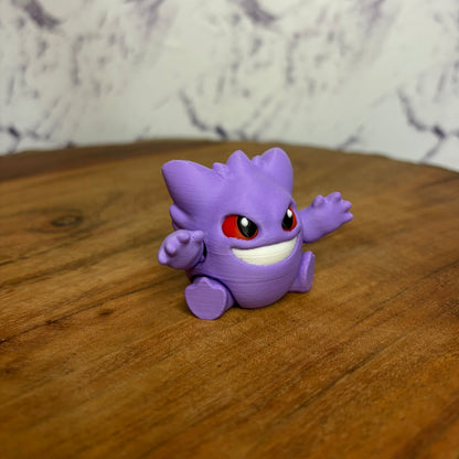 3D Printed Articulated Gengar Figure