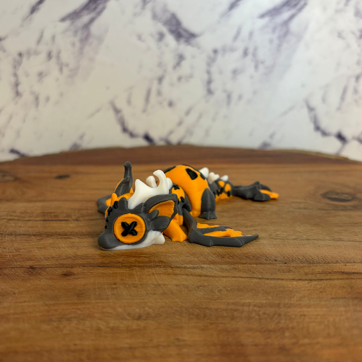 3D Printed Articulated Dragon Figurine