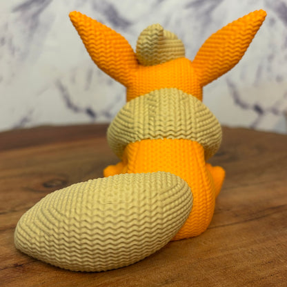 3D Printed Knitted Style Flareon Figure