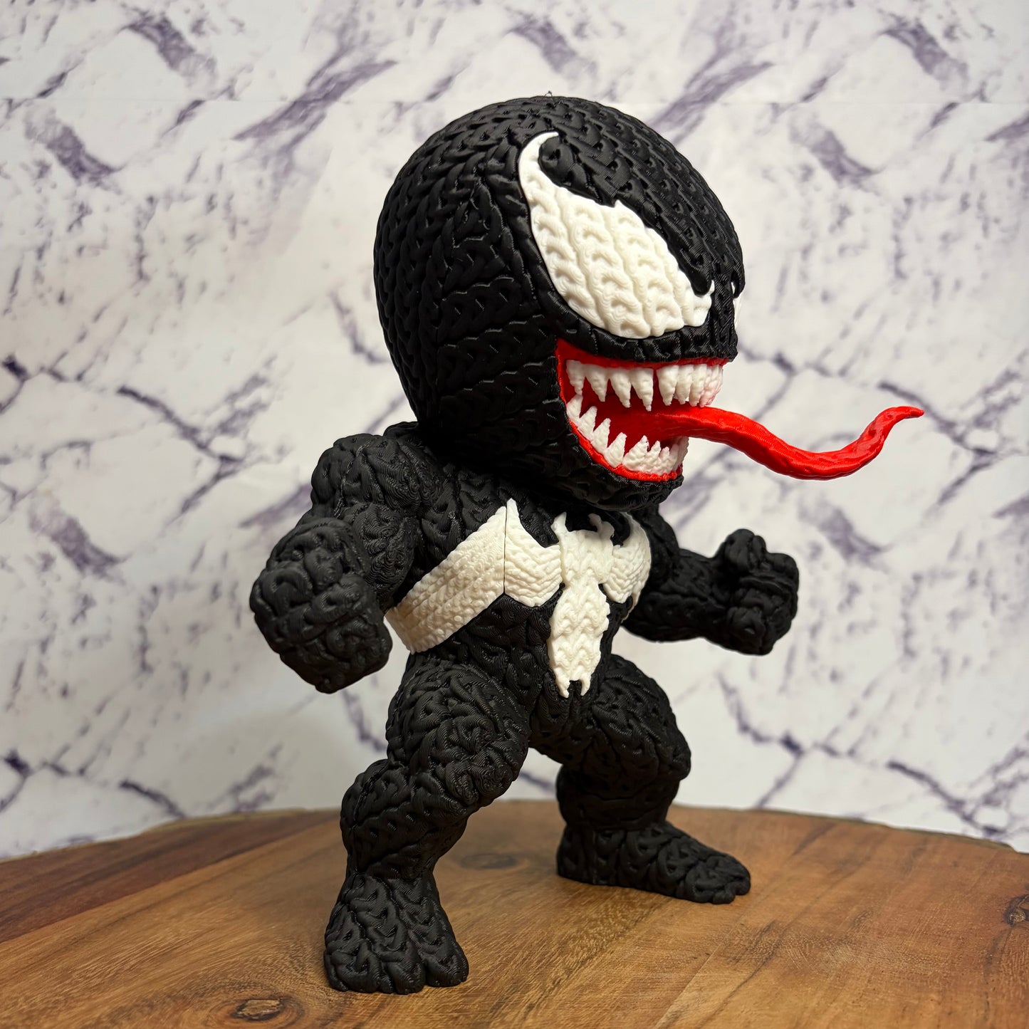 Knitted Style Venom Figurine