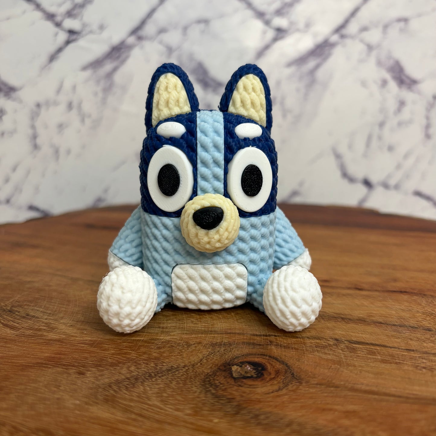 Knitted Bluey Characters