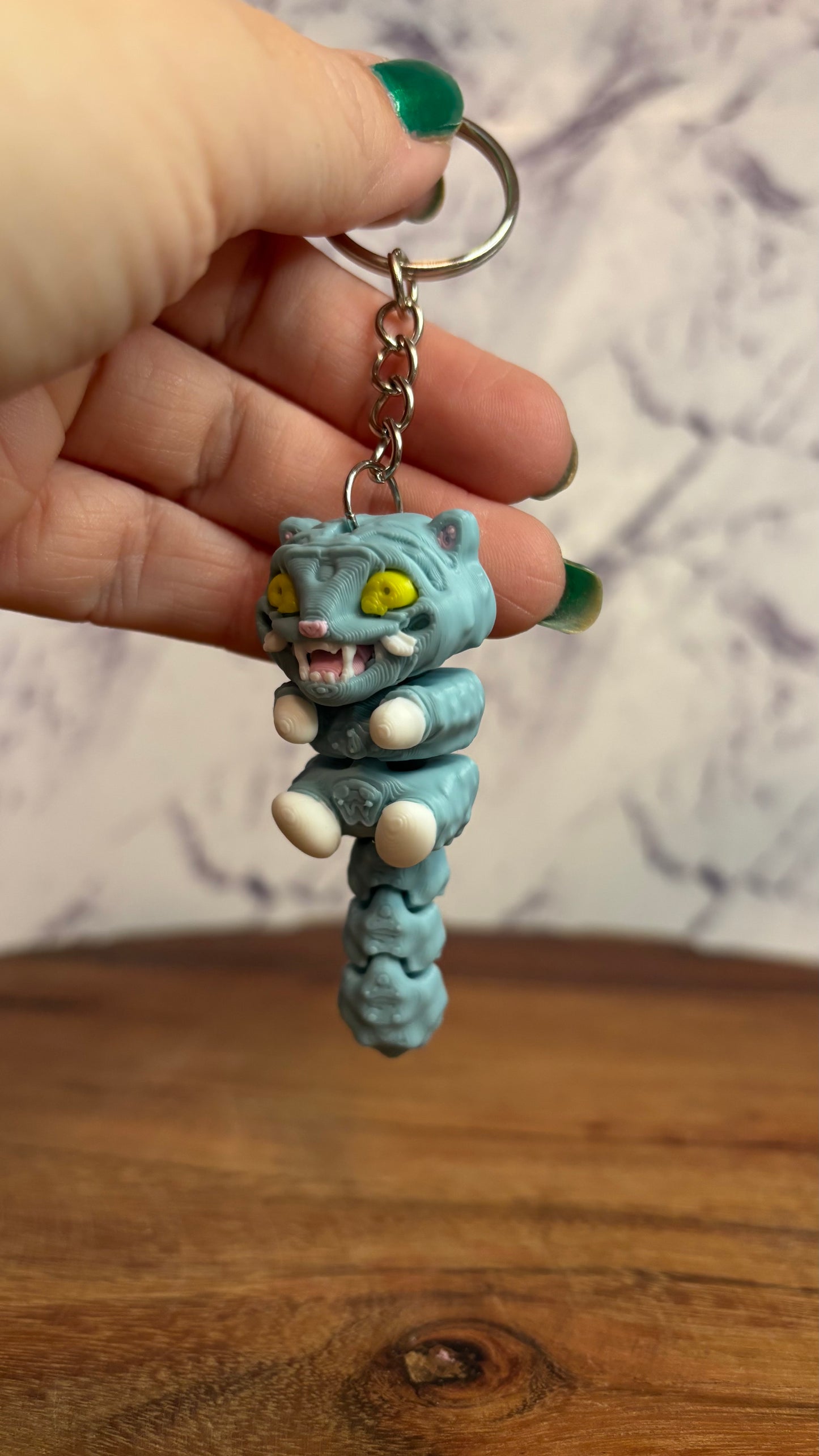 3D printed Derpy keychain