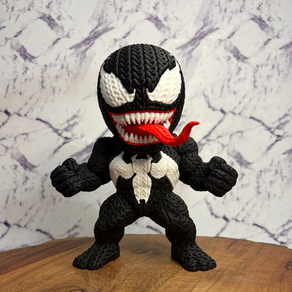 Knitted Style Venom Figurine