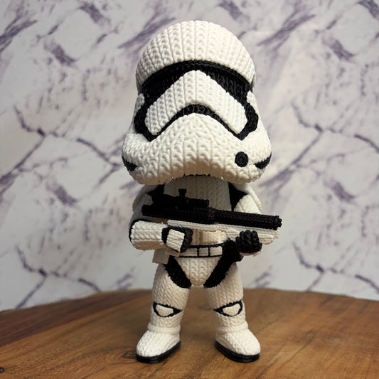 Knitted Style Stormtrooper Figurine